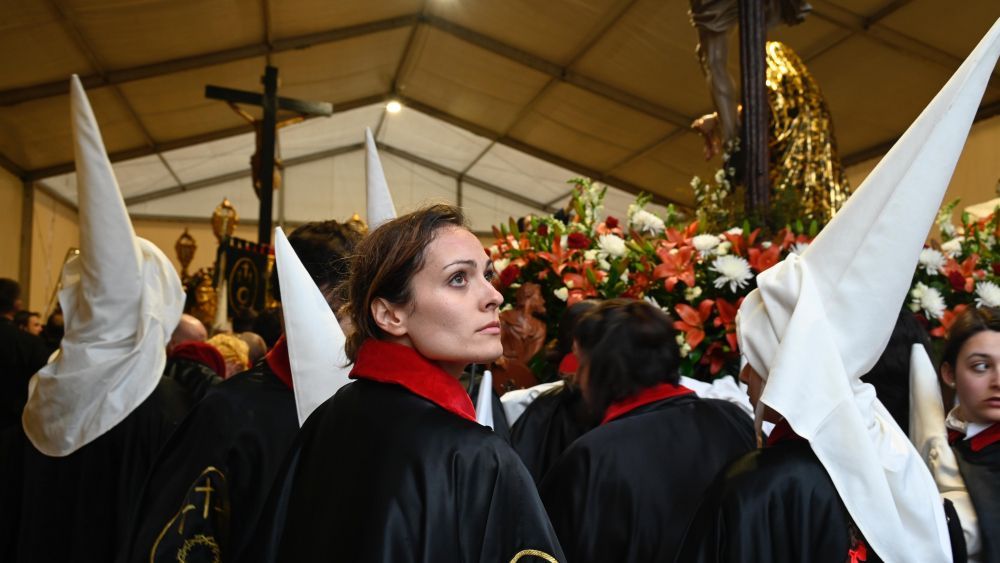 Suspensión de la procesión de las Siete Palabras el Viernes Santo de 2024. | SAÚL ARÉN