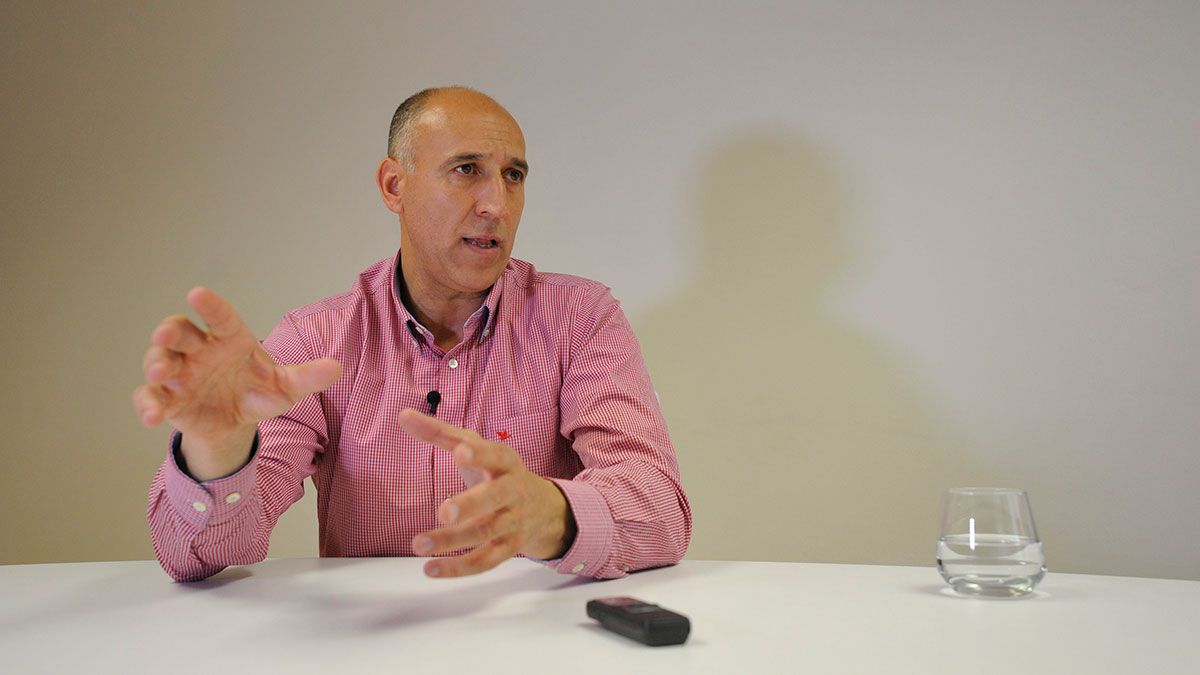 El líder de los socialistas leoneses, José Antonio Díez. | DANIEL MARTÍN