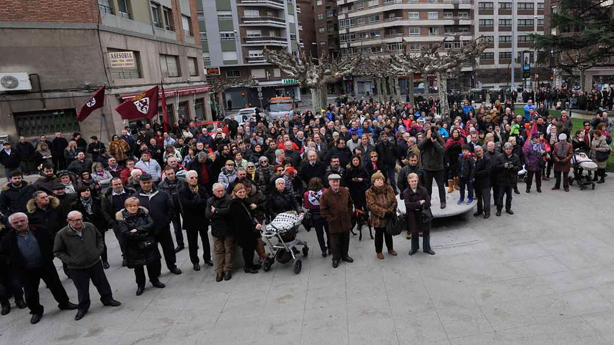 Una concentración para exigir la integración de Feve a finales del pasado mes de enero. | DANIEL MARTÍN