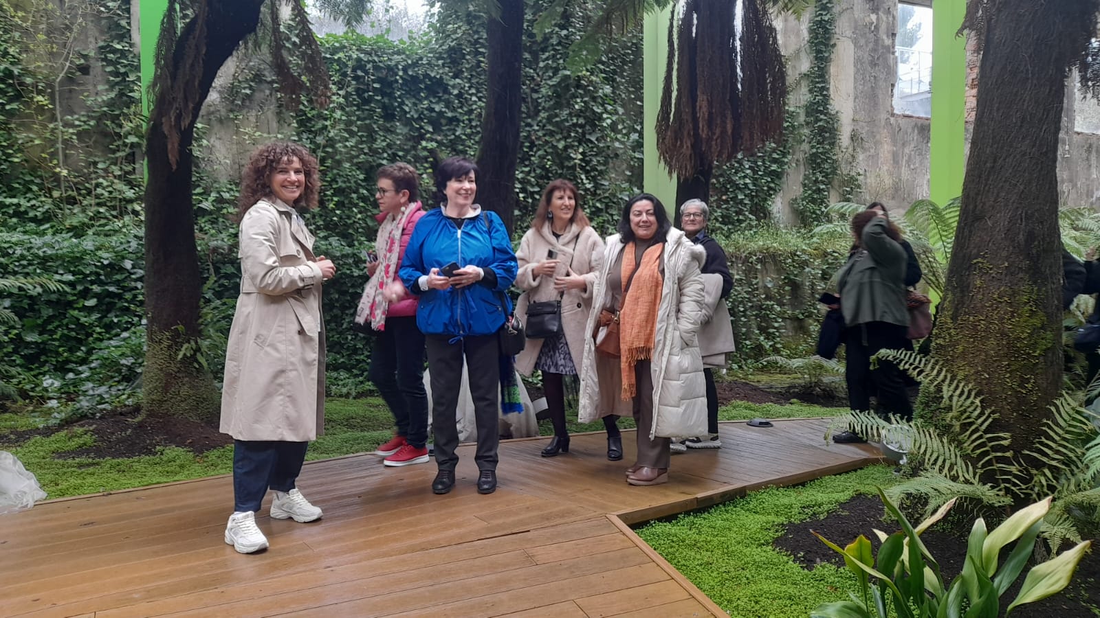 Visita de miembros de ICOM a las instalaciones de La Térmica Cultural. | MAR IGLESIAS