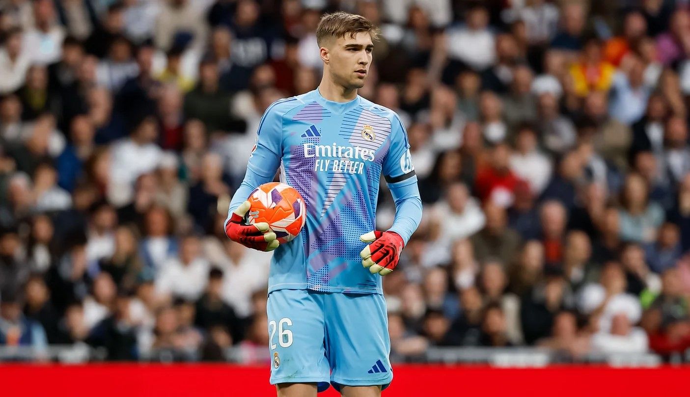 Fran González, durante su debut con el Real Madrid este sábado. | REAL MADRID Fran González, durante su debut con el Real Madrid este sábado. | REAL MADRID
