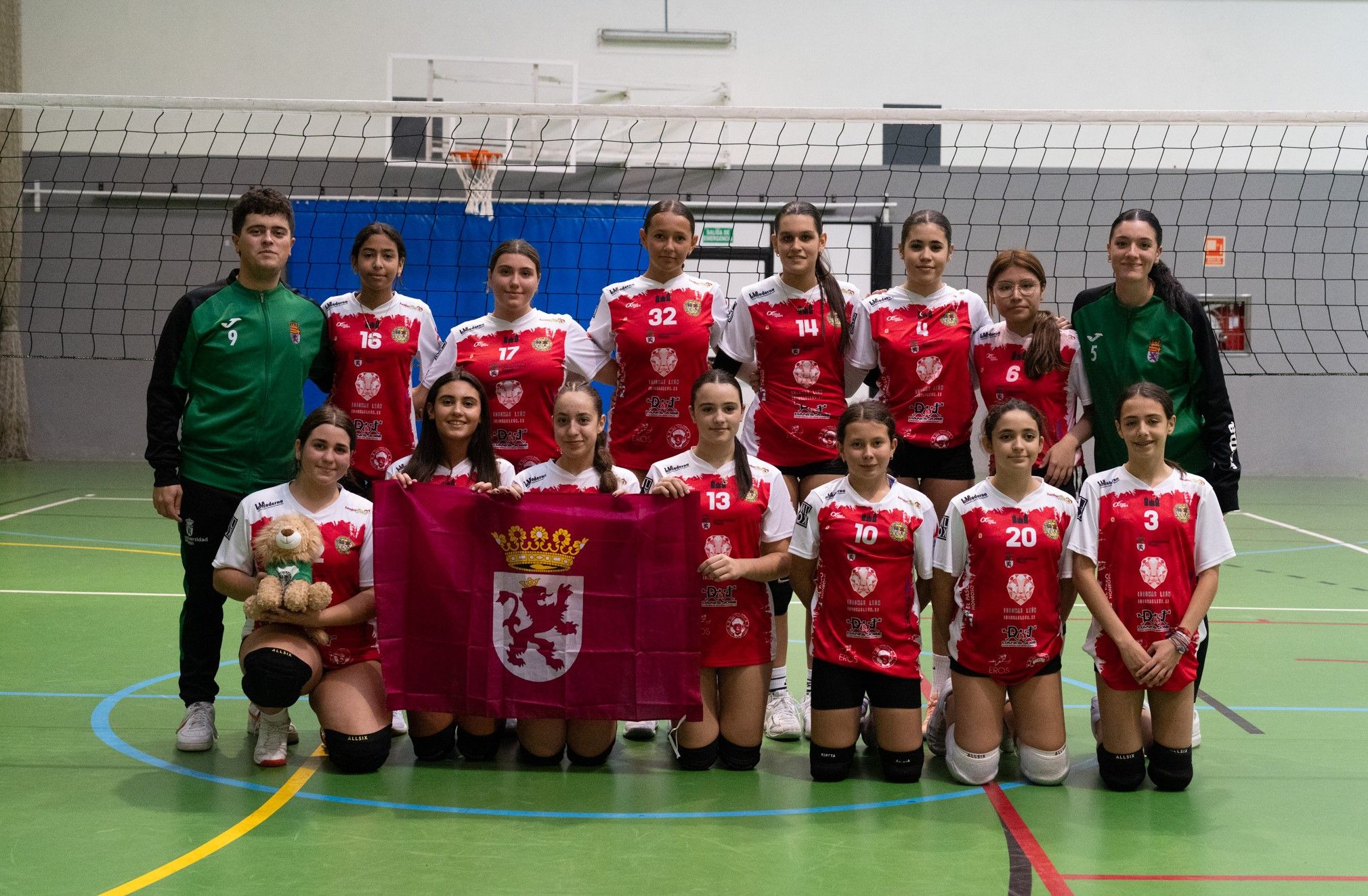 Equipo infantil del Aule. | L.N.C.