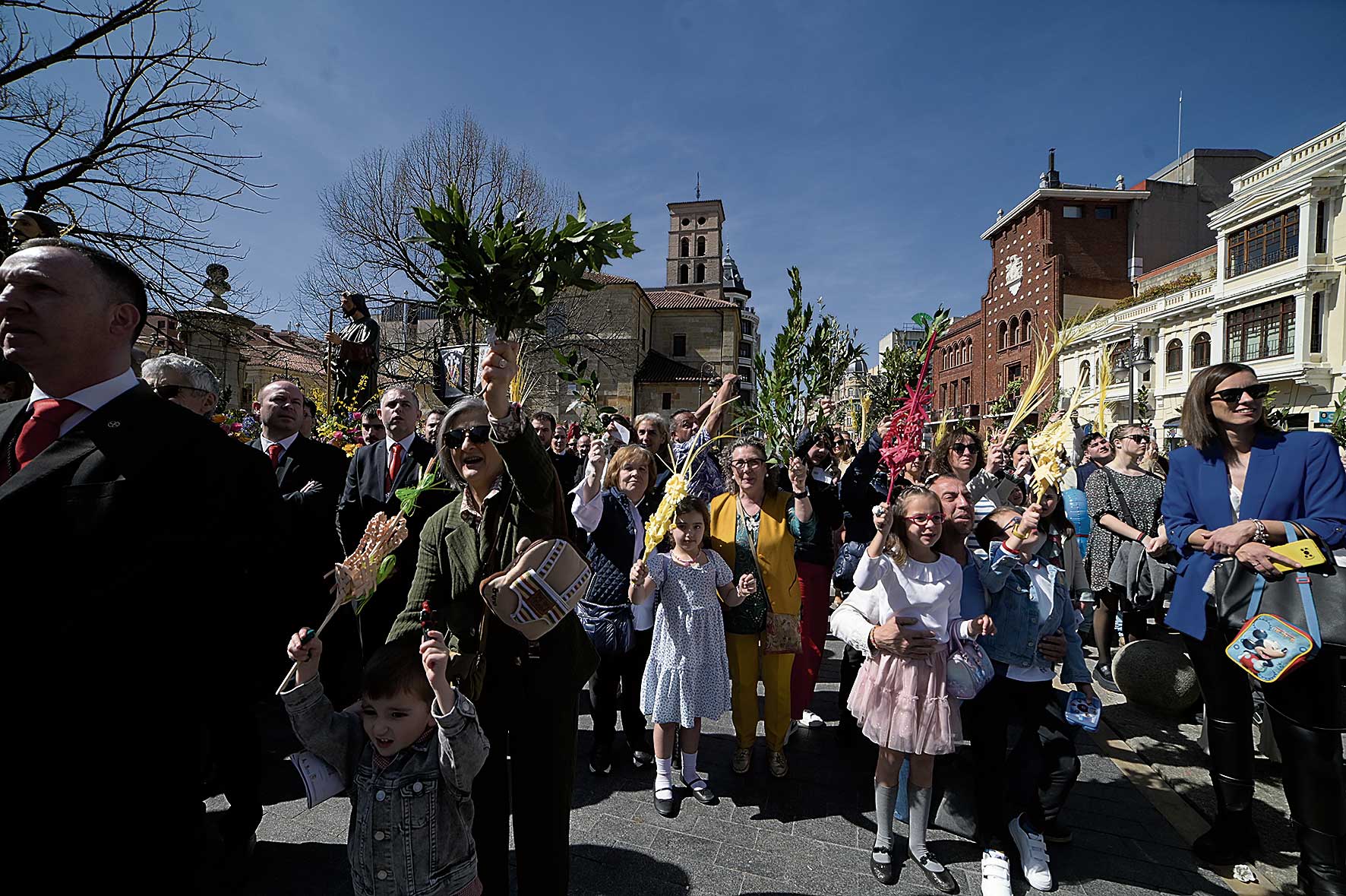 La procesión de las Palmas, en la que los niños son los protagonistas. | SAÚL ARÉN