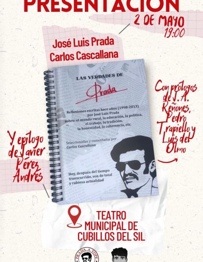 La presentación de 'Las verdades de Prada' será en Cubillos del Sil.