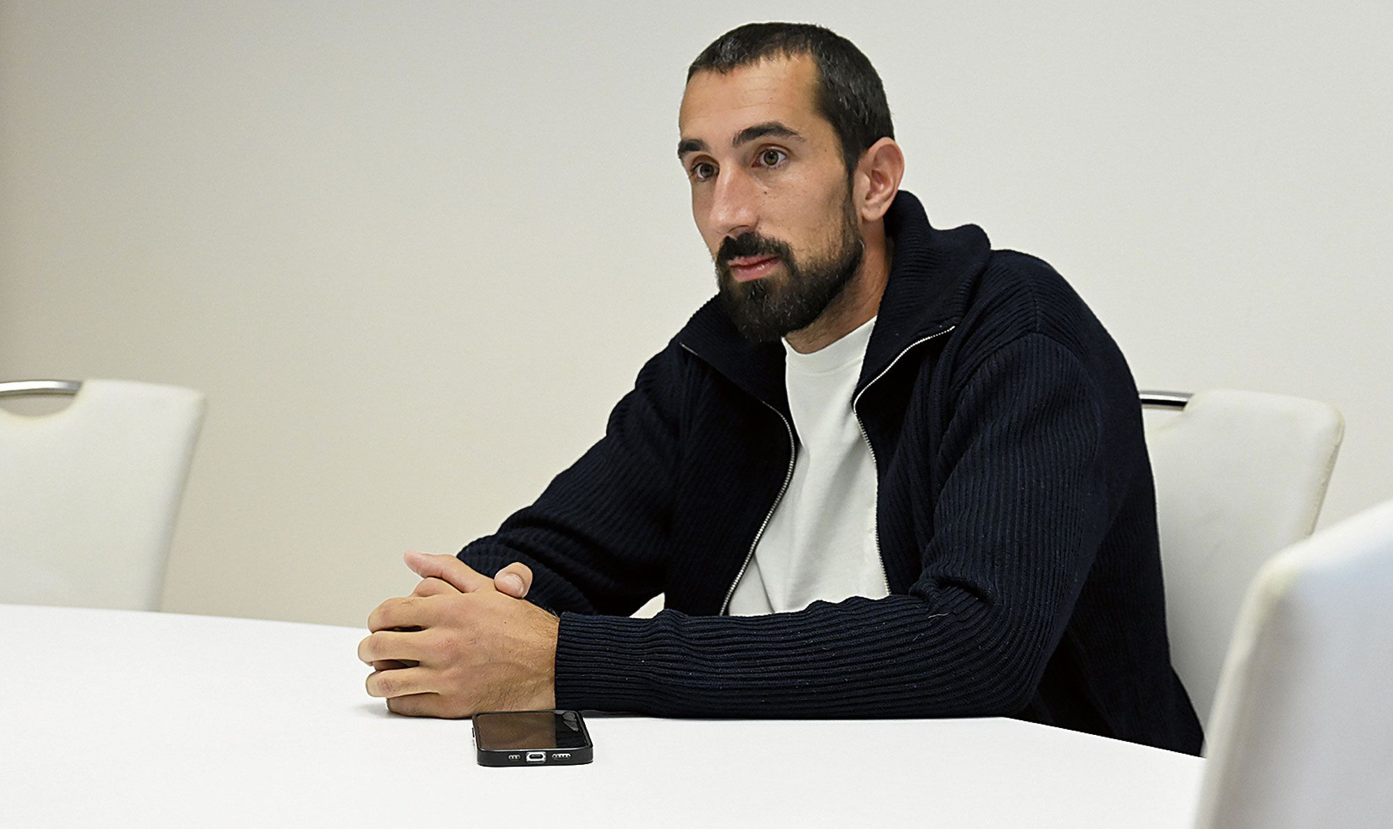 Maestre, durante la entrevista en La Nueva Crónica. | SAÚL ARÉN