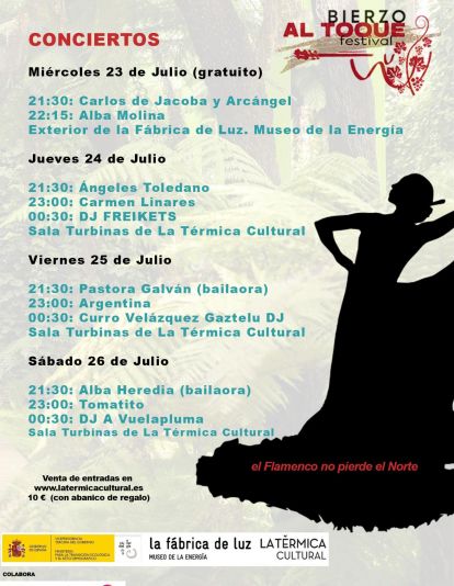 Programación del evento musical. Programación del evento musical.