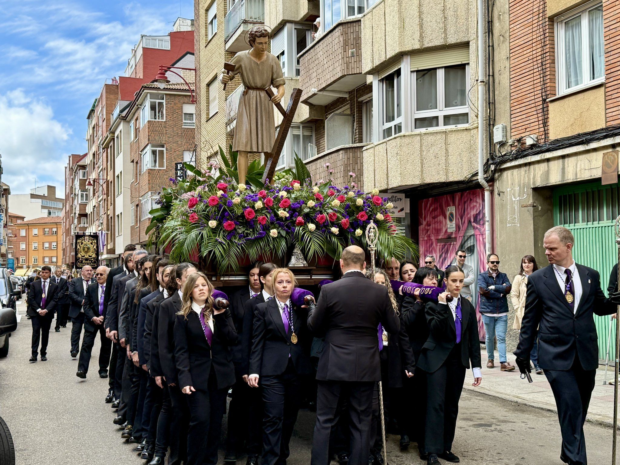 Procesión del 1 de mayo en honor a Jesús Divino Obrero. | L.N.C.