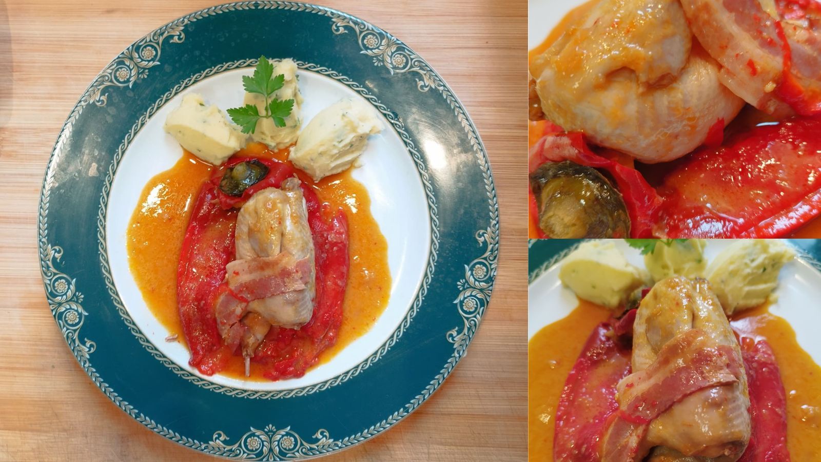 La receta de codorniz en pimiento de Marcelo Ramón. La receta de codorniz en pimiento de Marcelo Ramón.