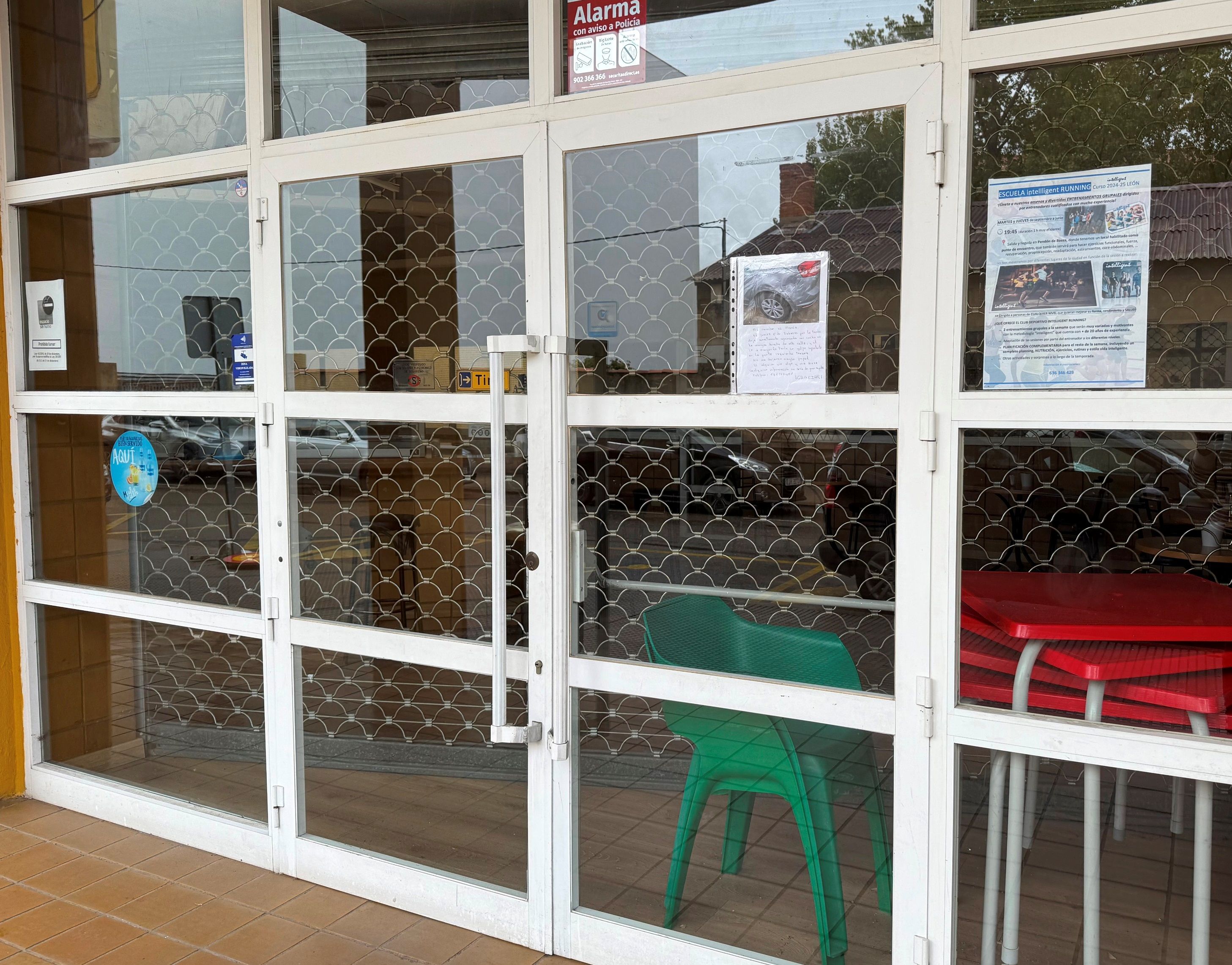 La cafetería del Hispánico, cerrada. | L.N.C.