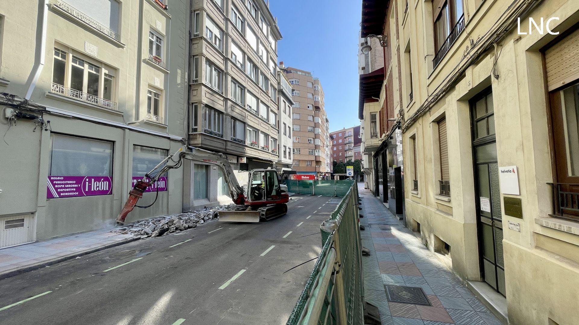 Arrancan las obras para que la calle Fuero sea peatonal