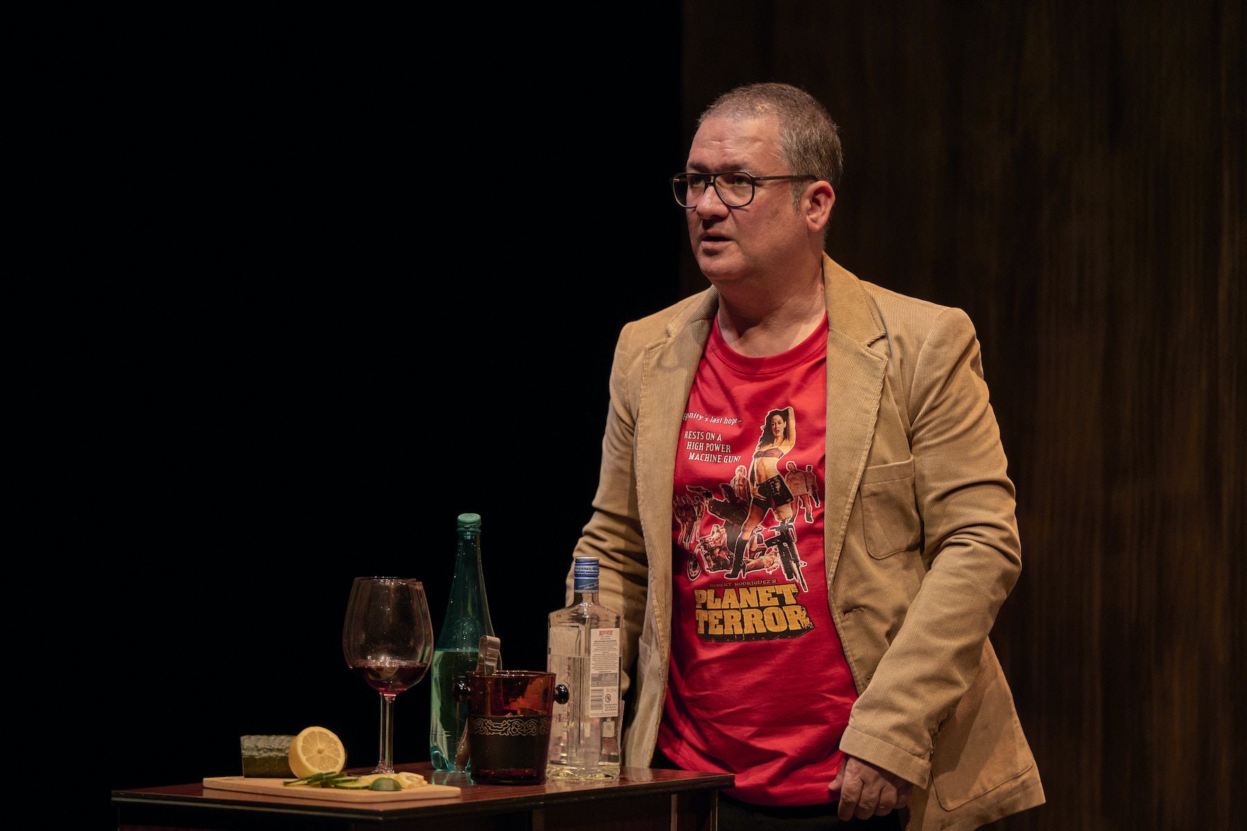 Secun de la Rosa en una escena de la obra 'Polar', que este jueves aterriza en León. | PABLO LORENTE