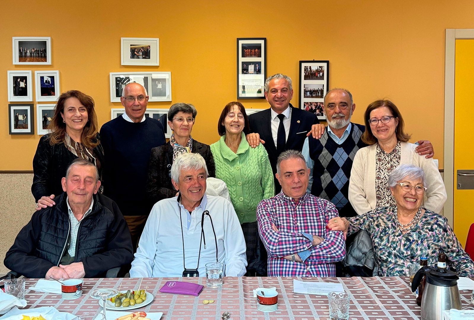 Nicanor Sen, durante su visita a Alzheimer León