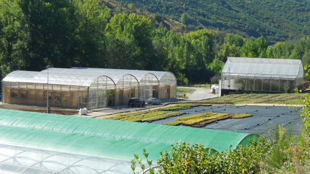Instalaciones de Ciuden Vivero en Pobladura de las Regueras.