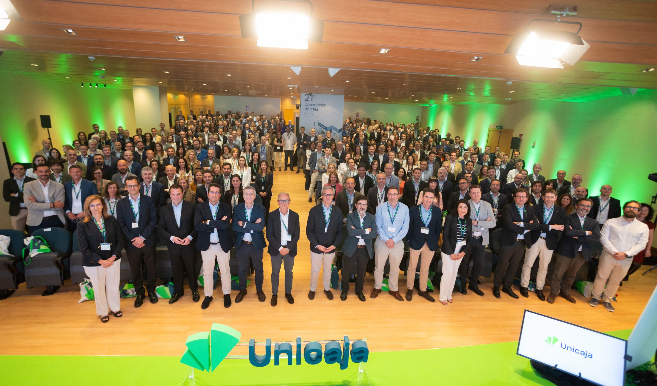 Reunión de directivos de Unicaja.