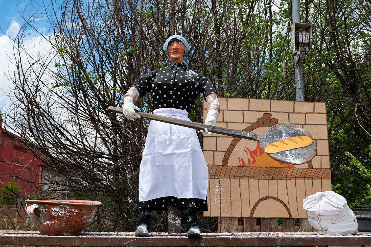 Uno de los mayo en homenaje a los panaderos. | ANTONIO DE LA FUENTE Uno de los mayo en homenaje a los panaderos. | ANTONIO DE LA FUENTE