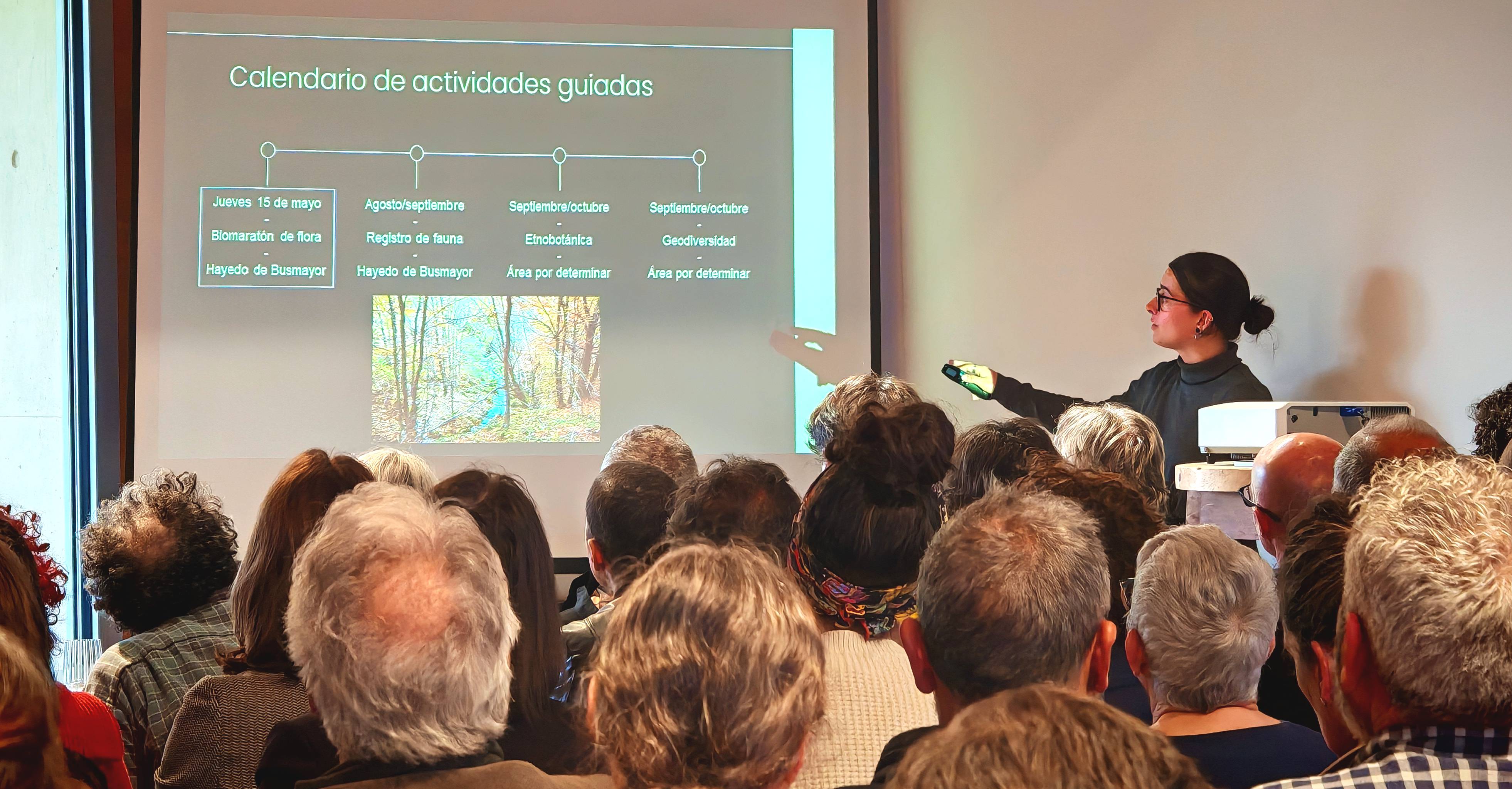 Intervención de Blanca Cortón en el acto de presentación de la nueva plataforma en Corullón.
