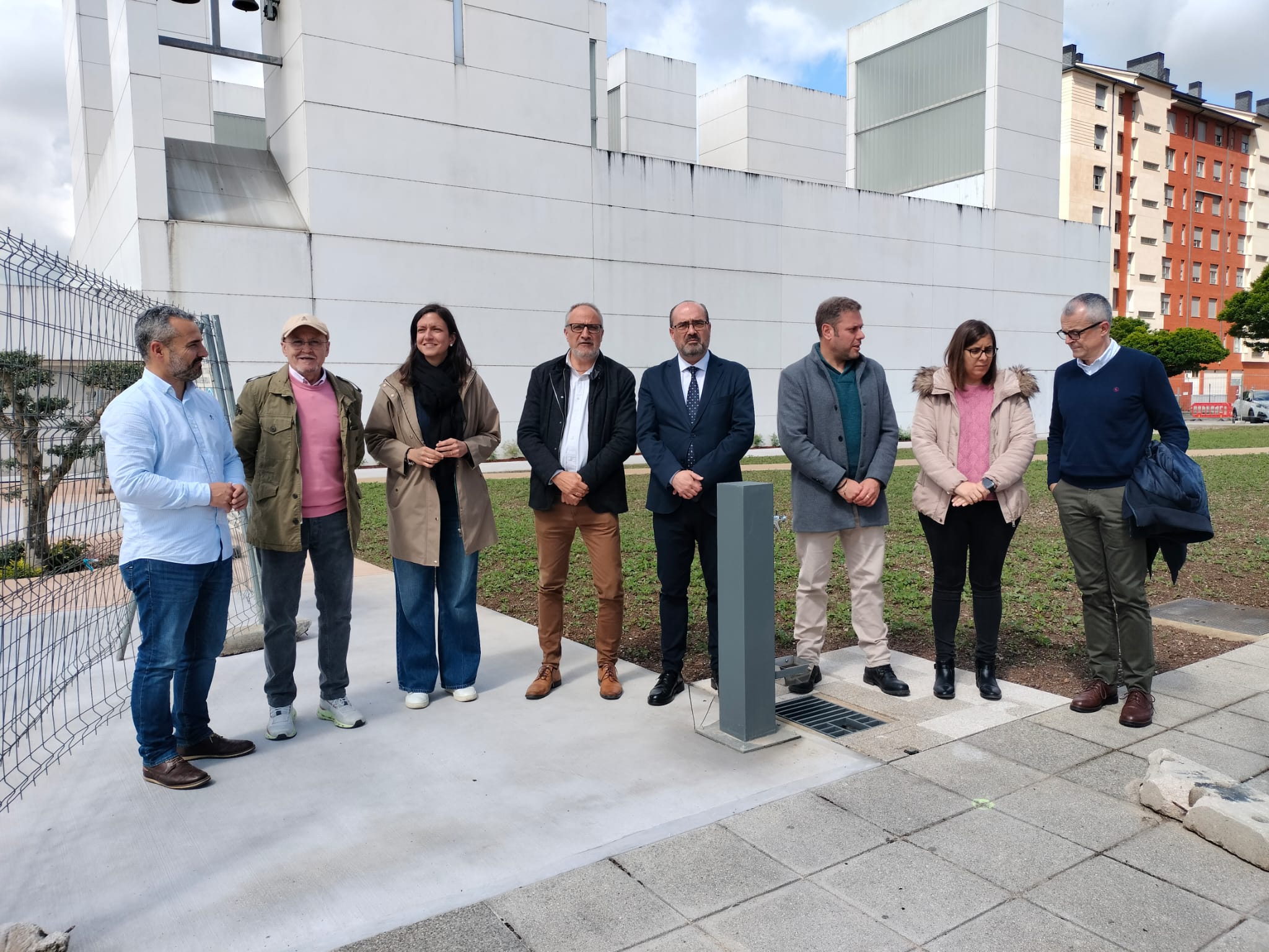 Inauguración del nuevo espacio en la zona de La Rosaleda.