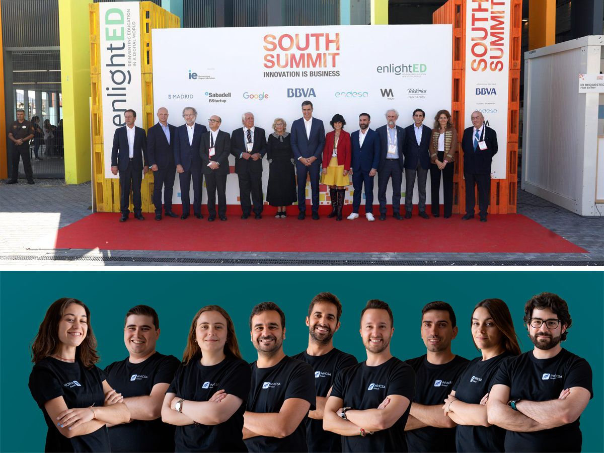 Imagen de archivo de una edición anterior del evento y el equipo que formaba parte de Invicsa Airtech, una de las 100 empresas más innovadoras del mundo, a finales del pasado año. | L.N.C.