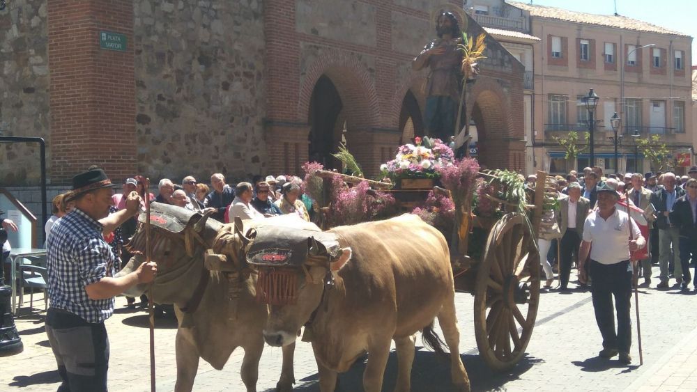 Celebración de la procesión de San Isidro durante un año anterior. | L.N.C.