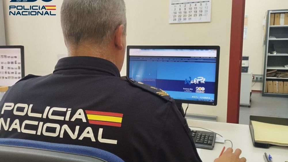 Un agente de la Policía Nacional en una imagen de archivo.