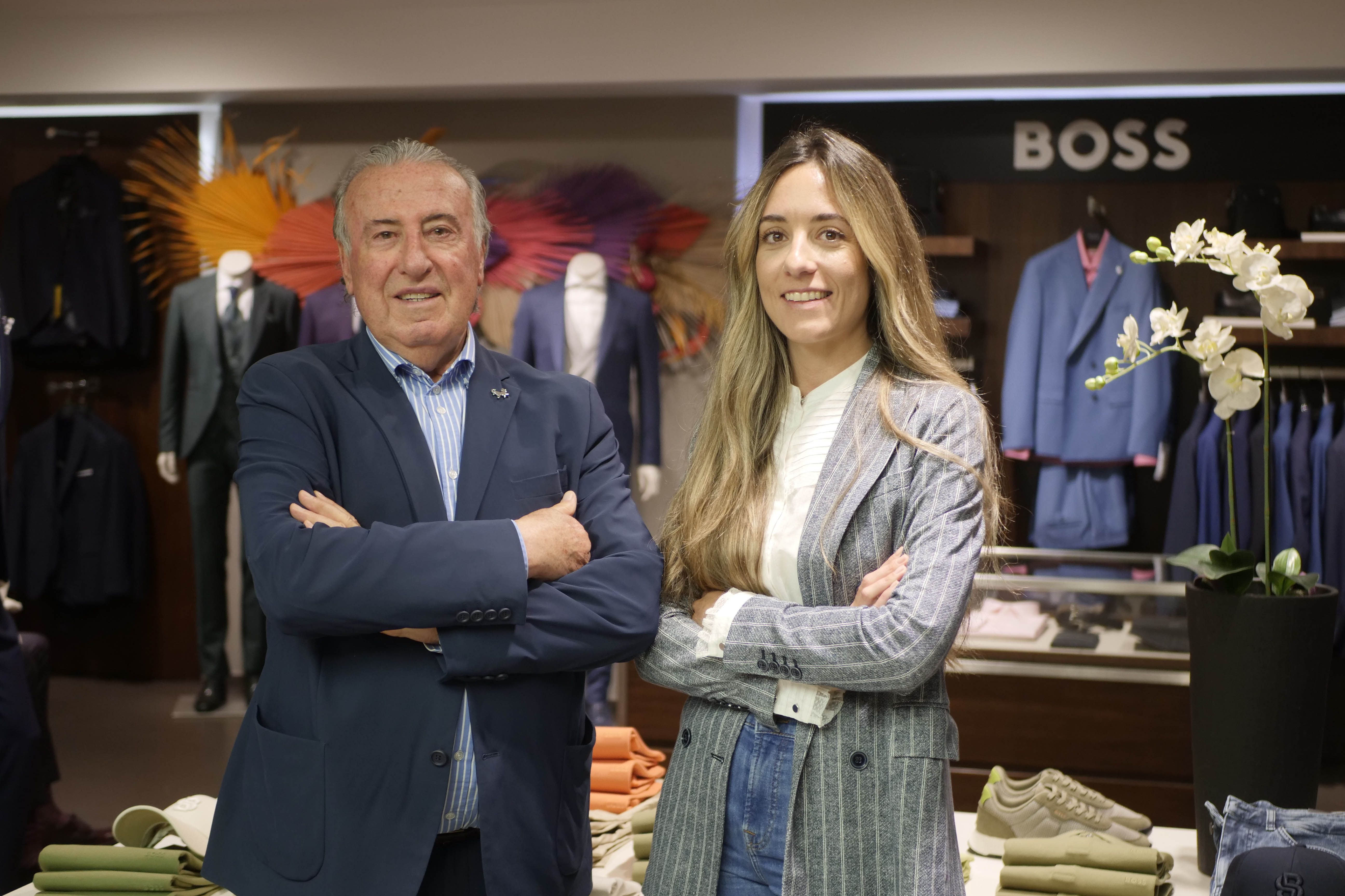 Alfredo Martínez y su hija Paula, de la tienda Adam's. | L.N.C.