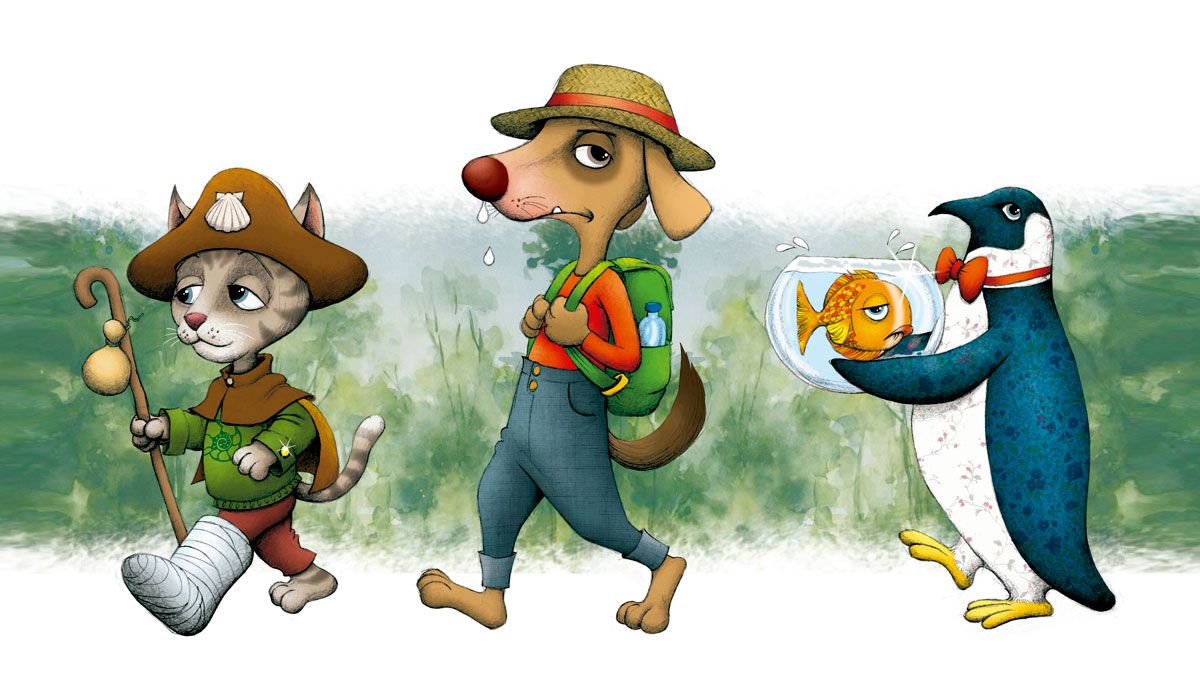 Una de las ilustraciones que forman parte del libro ‘Corazón de plata’, octavo de la colección de literatura infantil y juvenil ‘Charín’. | FERNANDO NORIEGA