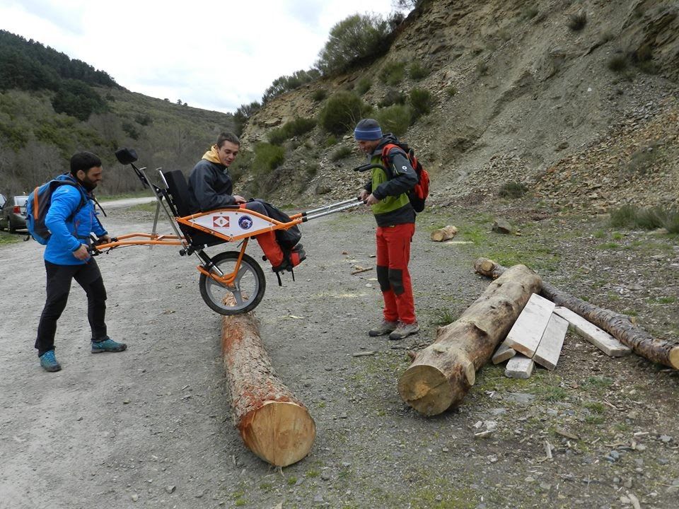 Uno de los momentos del Montañismo Inclusivo. LNC Uno de los momentos del Montañismo Inclusivo. LNC