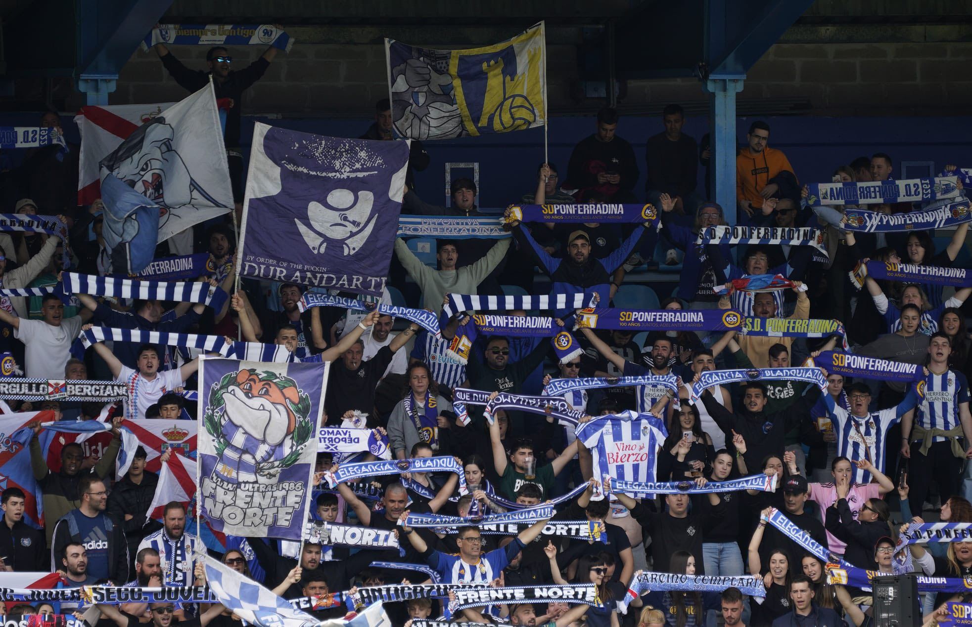 La grada ‘Durandarte1922’ guiará a la afición de la Deportiva hasta el estadio. SDP