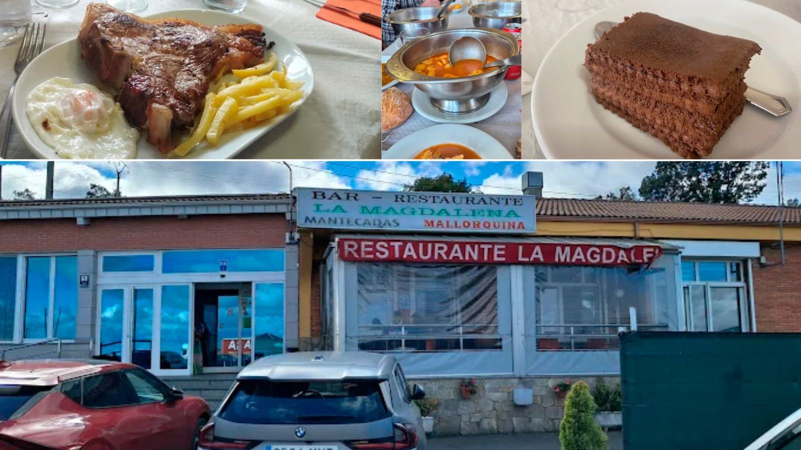 El restaurante La Magdalena está ubicado en Combarros.