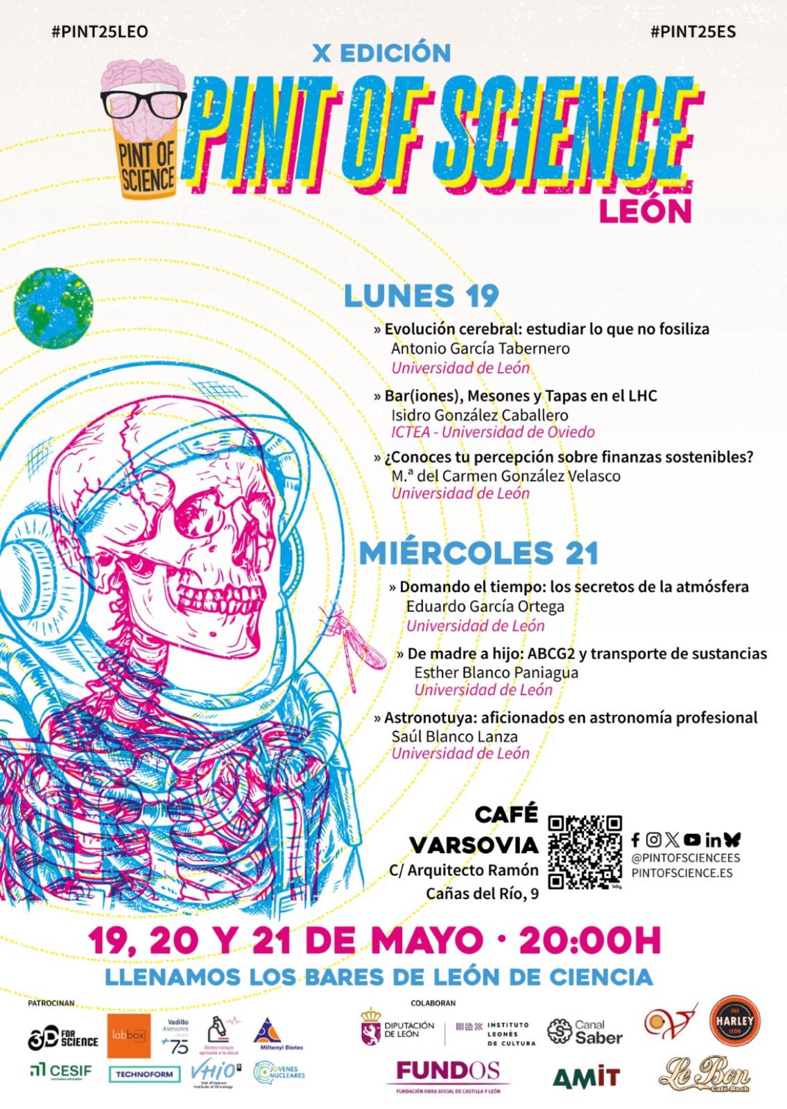 Cartel de este festival científico que acoge León.