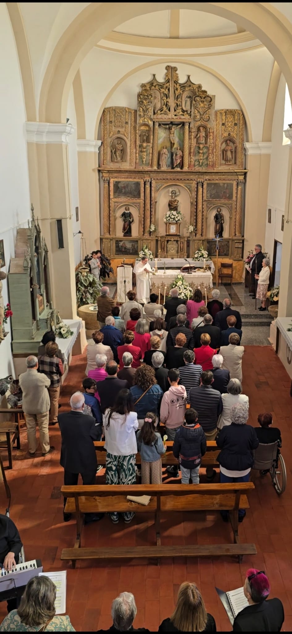 Un instante de la misa. | L.N.C. Un instante de la misa. | L.N.C.
