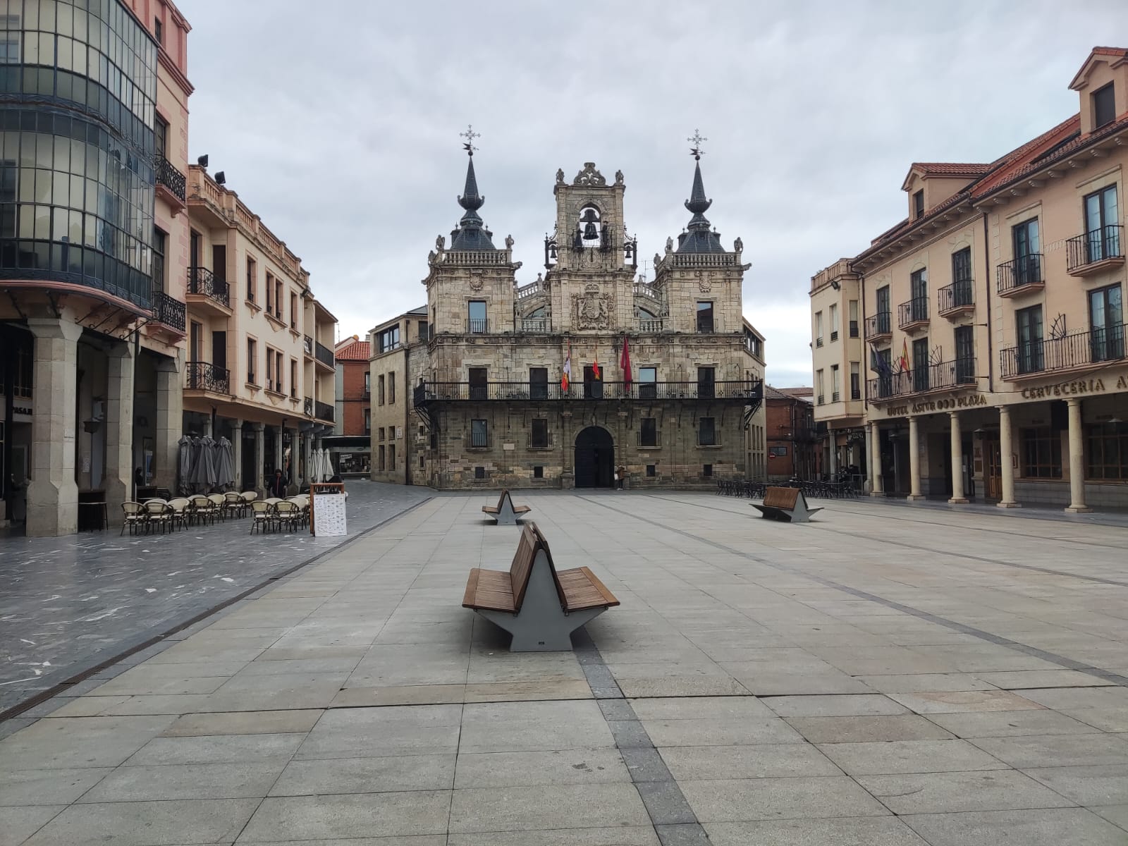 Vista de la plaza Mayor de Astorga. | A.R.