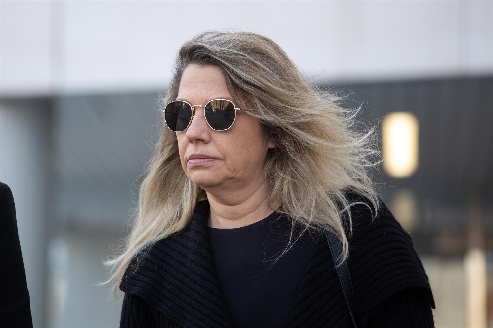  La asesora de Begoña Gómez en Moncloa Cristina Álvarez, a su salida de declarar a los juzgados de Plaza de Castilla el pasado febrero.| EUROPA PRESS