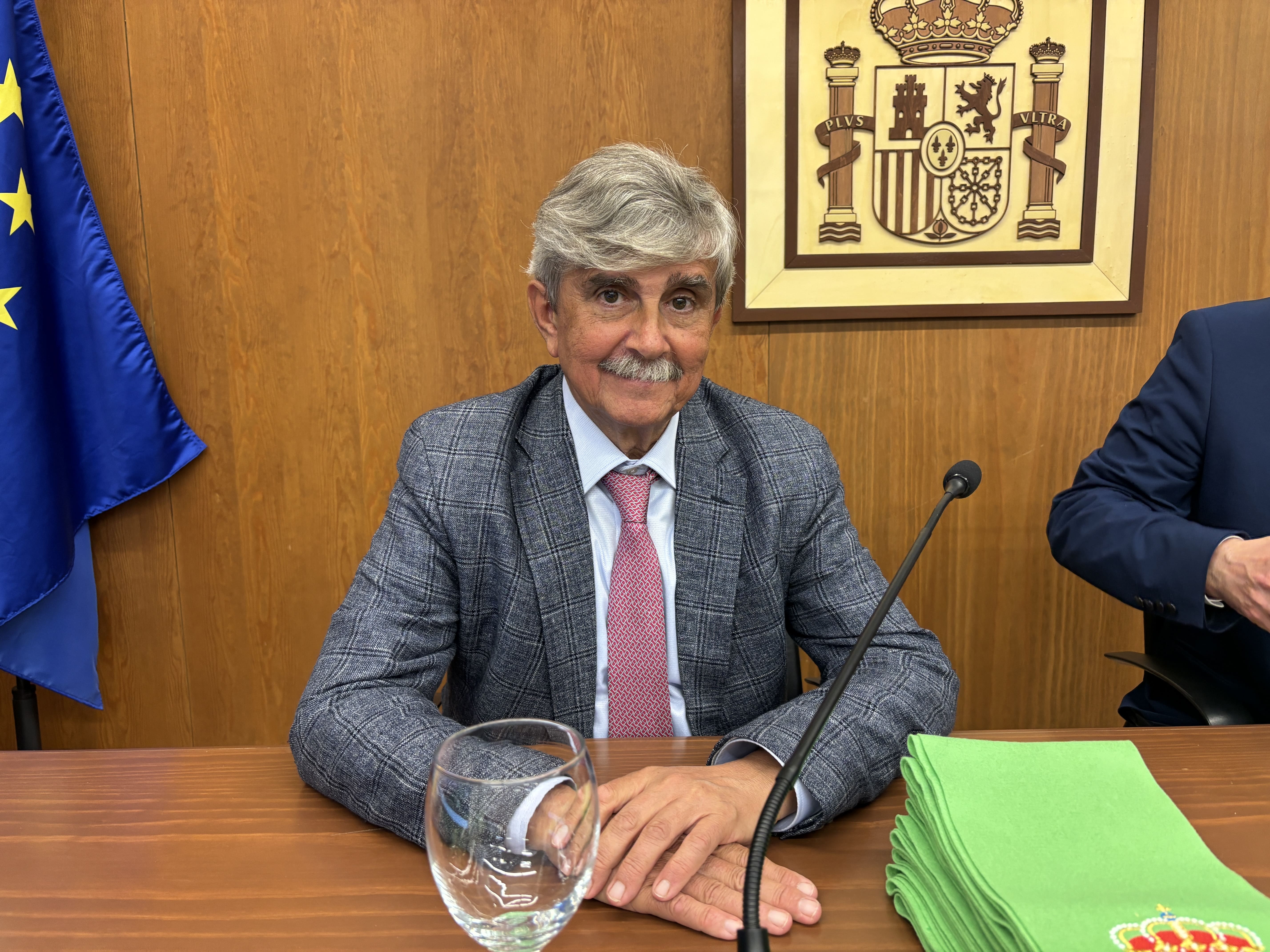 El anterior rector de la Universidad de León, Juan Francisco García Marín. | JAVIER FERNÁNDEZ