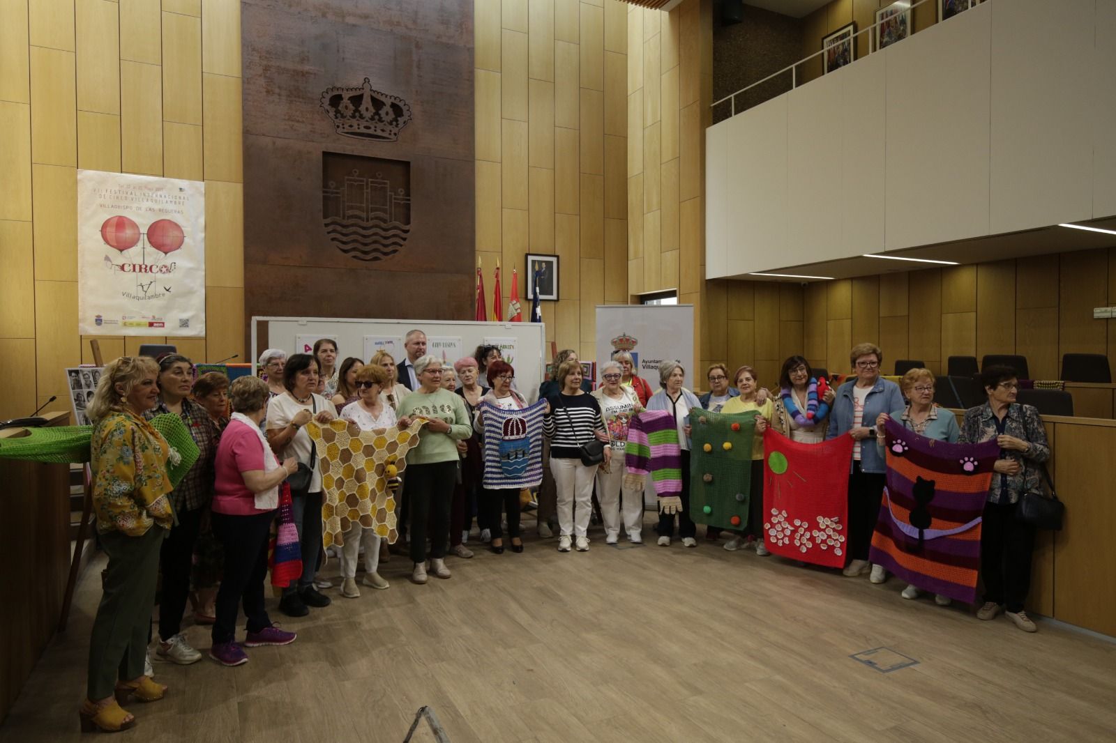 Presentación en el Ayuntamiento de la VII edición del Festival Internacional de Circo de Villaquilambre. | FERNANDO OTERO