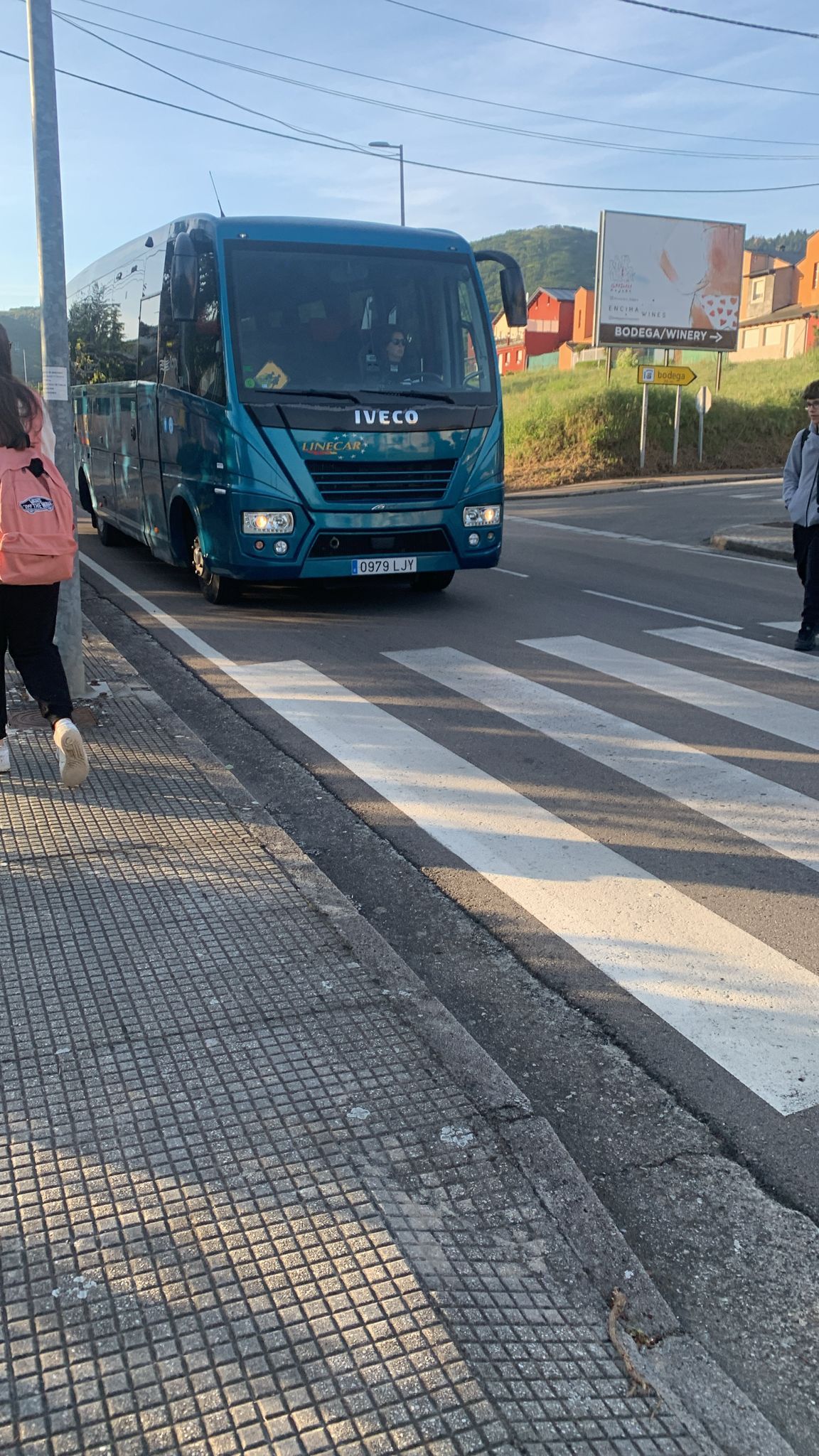 Autobús que hace el trazado del que denuncian atrasos.