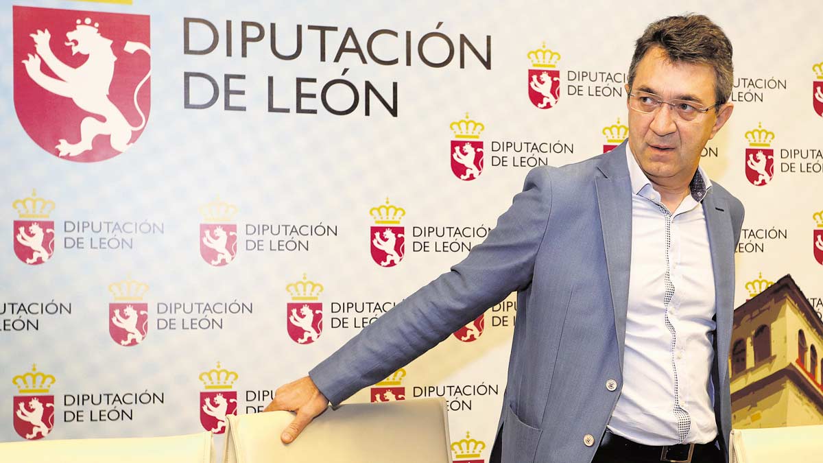 El presidente de la Diputación de León, Juan Martínez Majo, en una imagen de archivo.