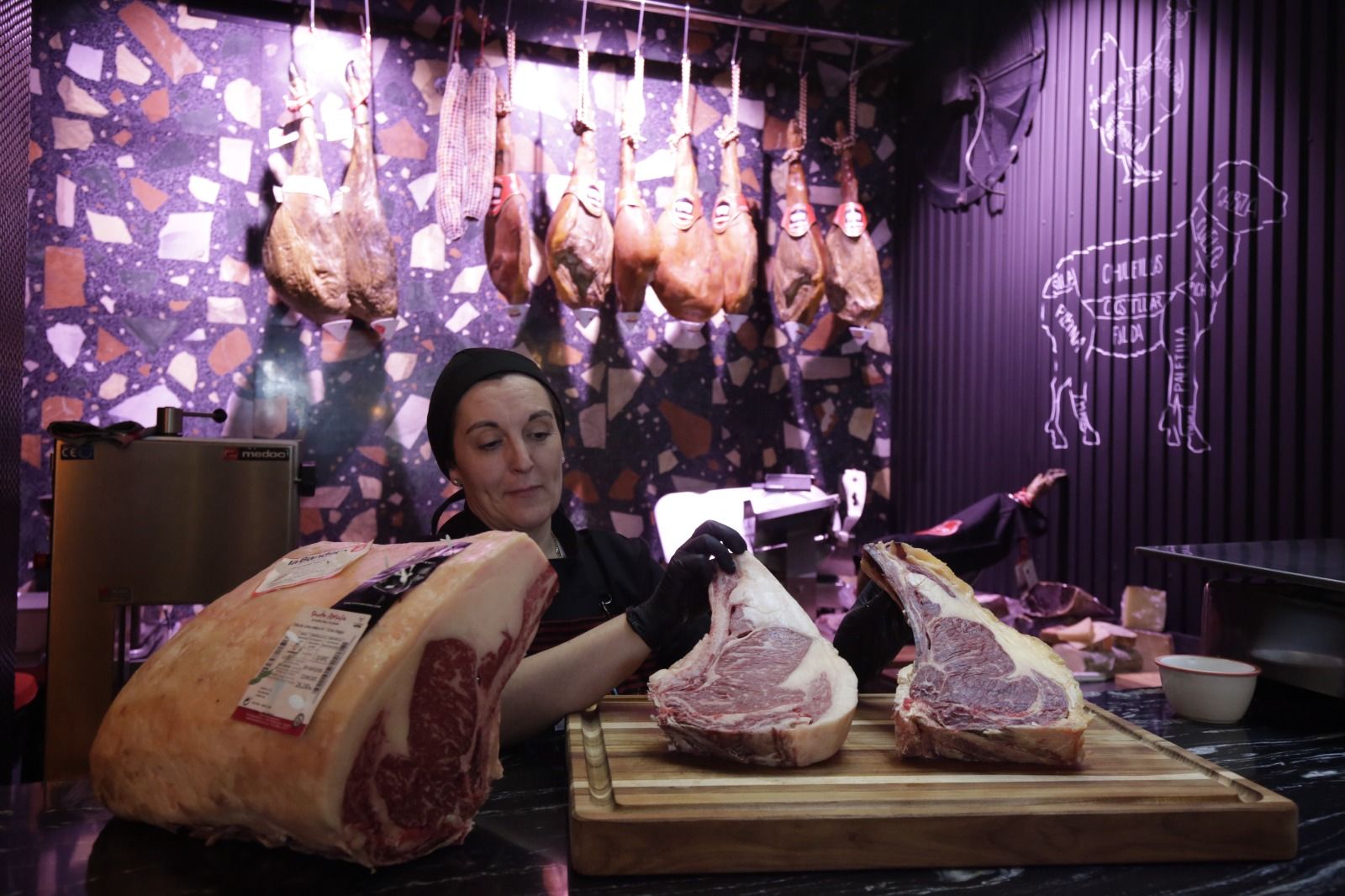 La carne es la gran protagonista. | FERNANDO OTERO La carne es la gran protagonista. | FERNANDO OTERO