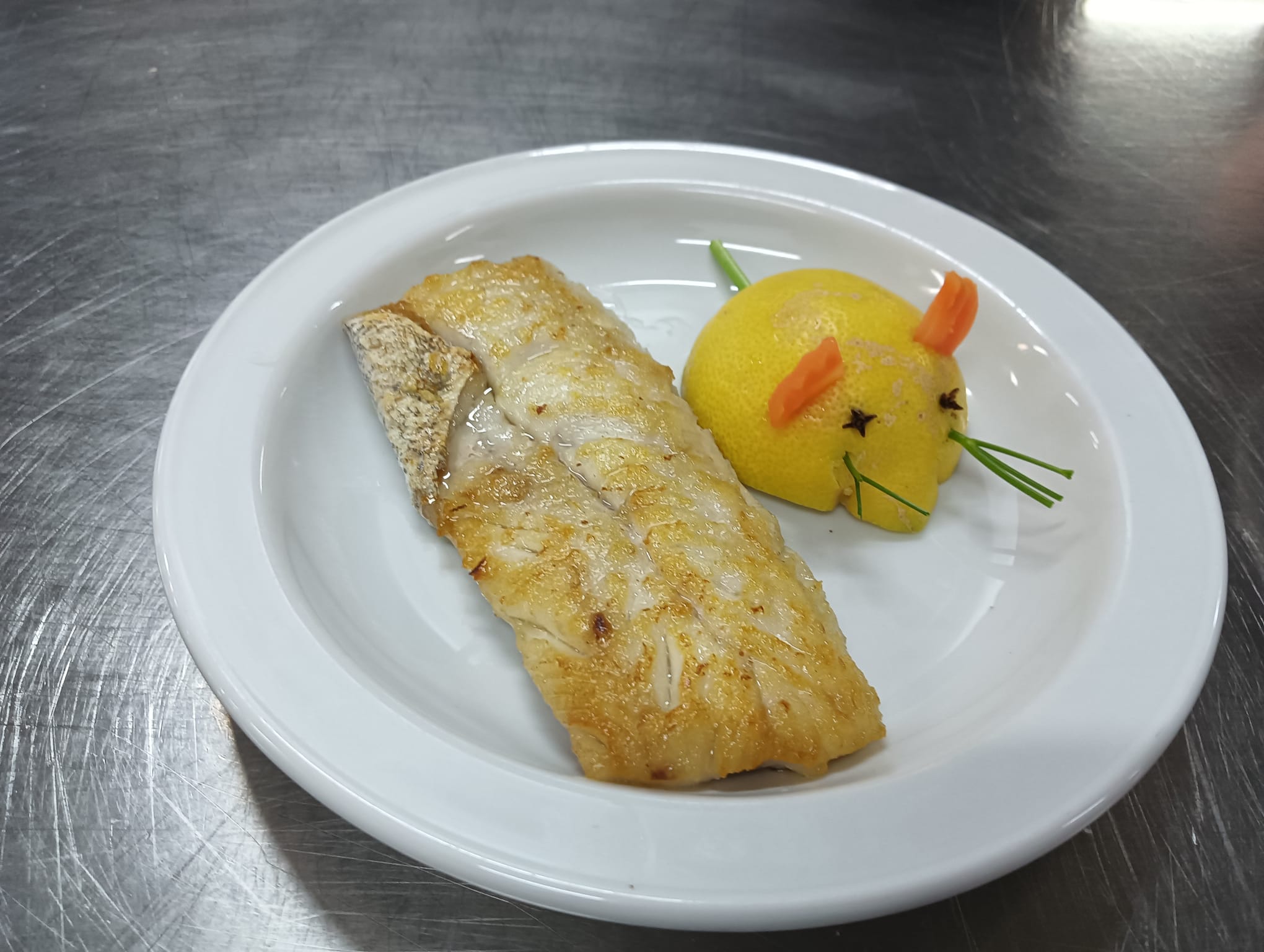 Limón 'al ratón', uno de los platos.