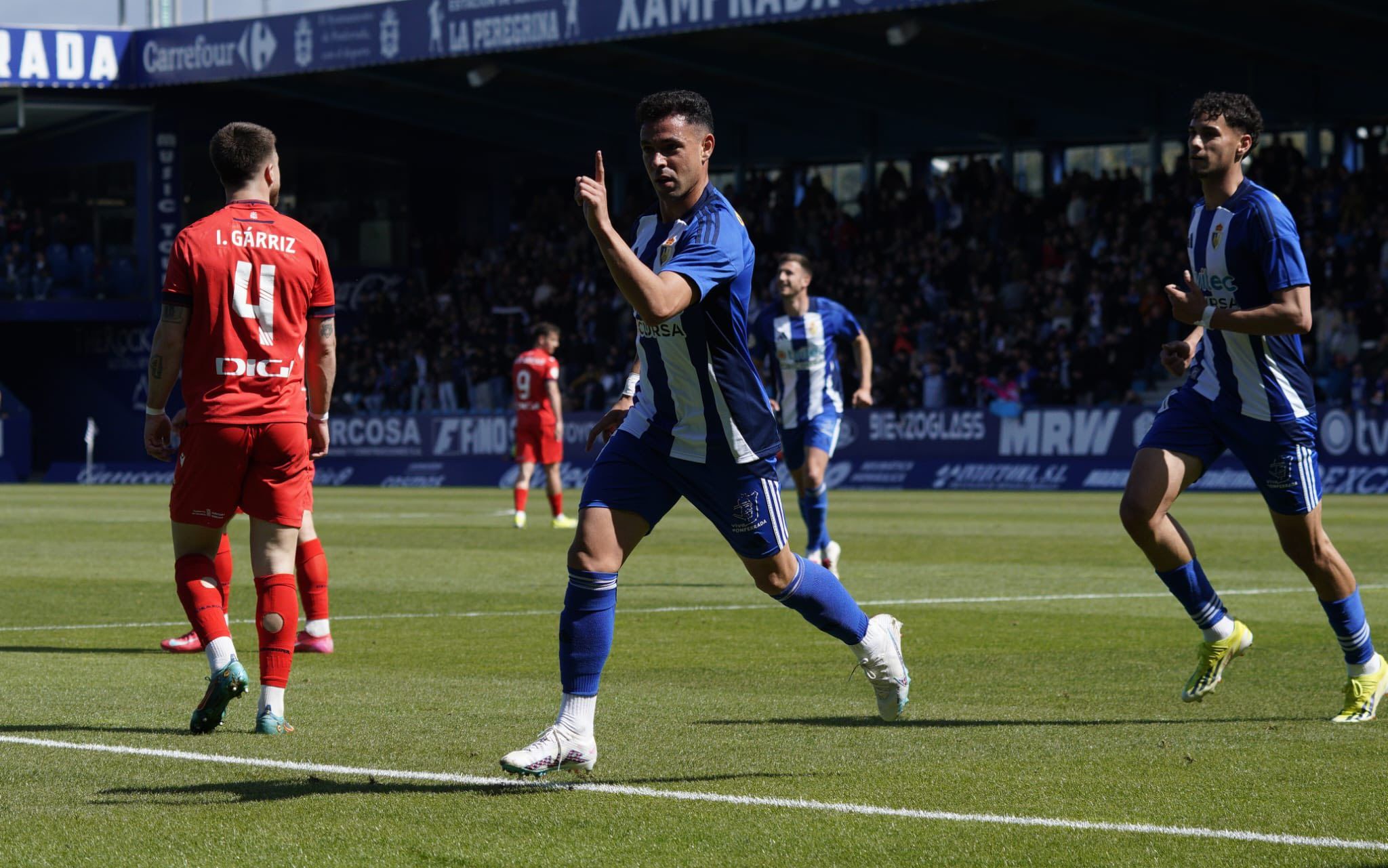 Bustos es el jugador con más ascensos en la plantilla de la Deportiva.PONFERRADINA