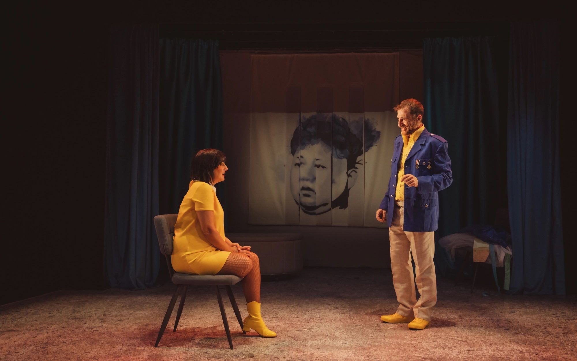 Una escena de la obra 'Paralelo 38' de Los Absurdos Teatro. | L.N.C.