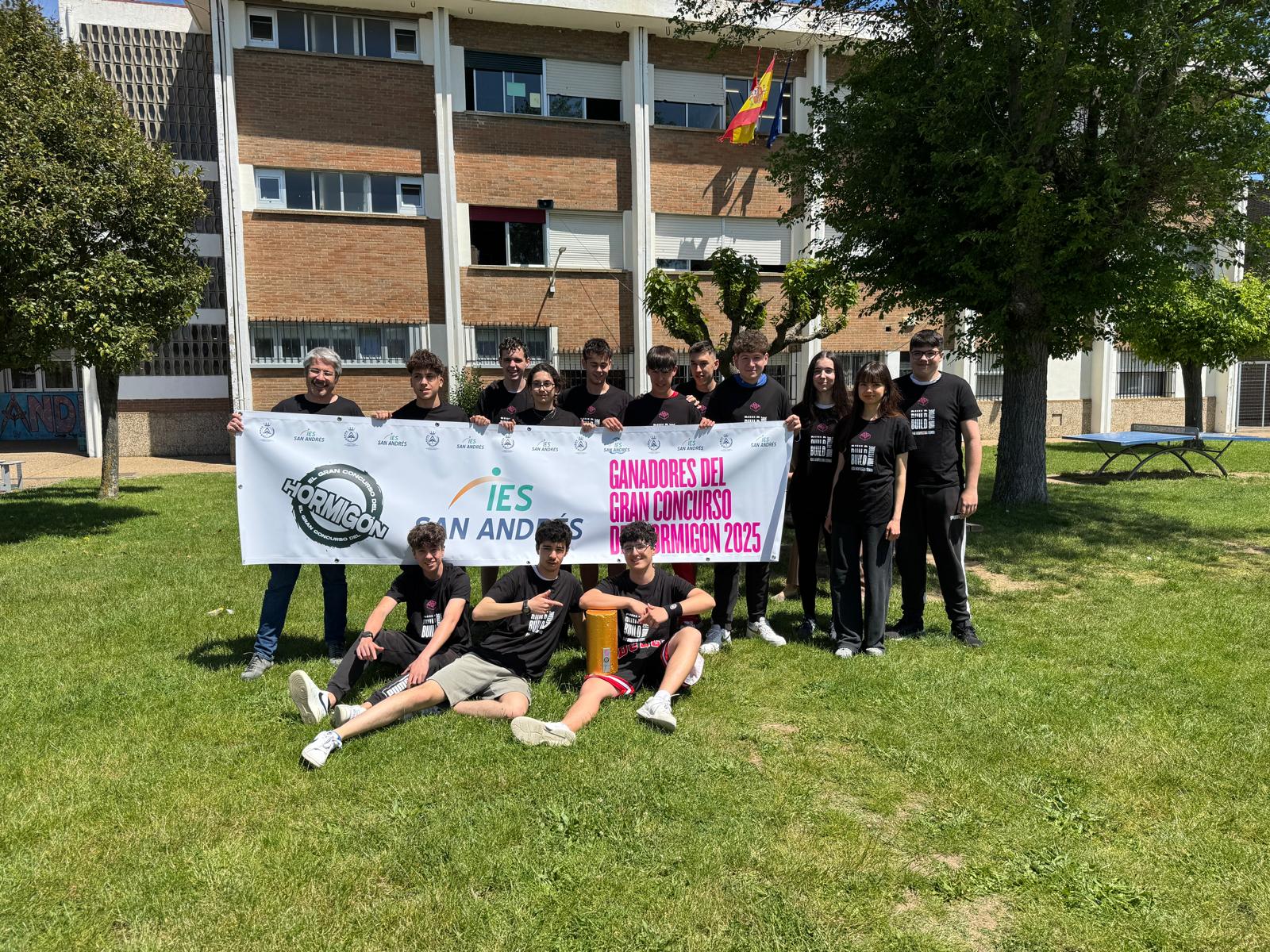 El IES San Andrés, ganador del Gran Concurso del Hormigón. | L.N.C.