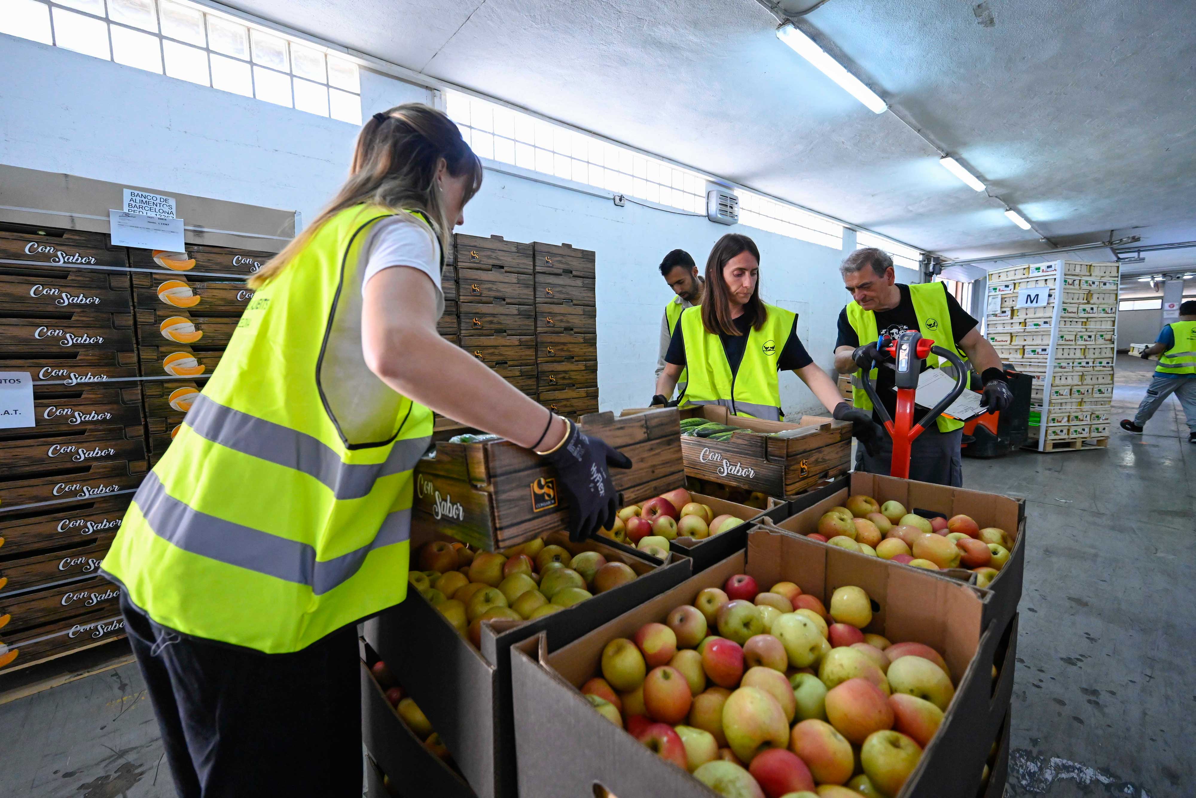 Campaña solidaria ‘Ningún hogar sin alimentos’ de la Fundación la Caixa. | L.N.C.