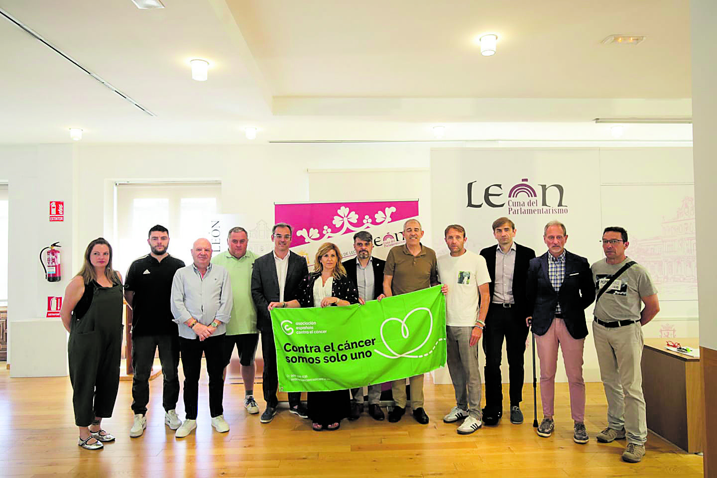 Presentación de la campaña en el Ayuntamiento de San Marcelo | FERNANDO OTERO