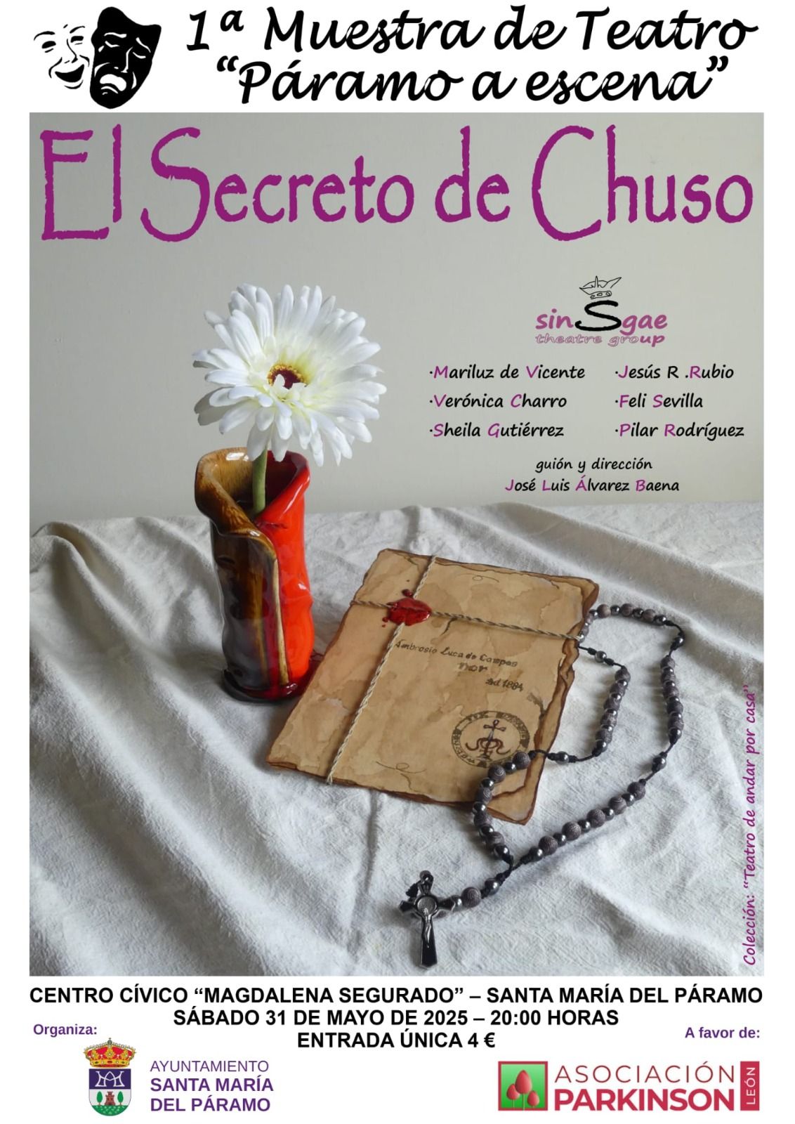 Cartel de la obra de teatro. Cartel de la obra de teatro.