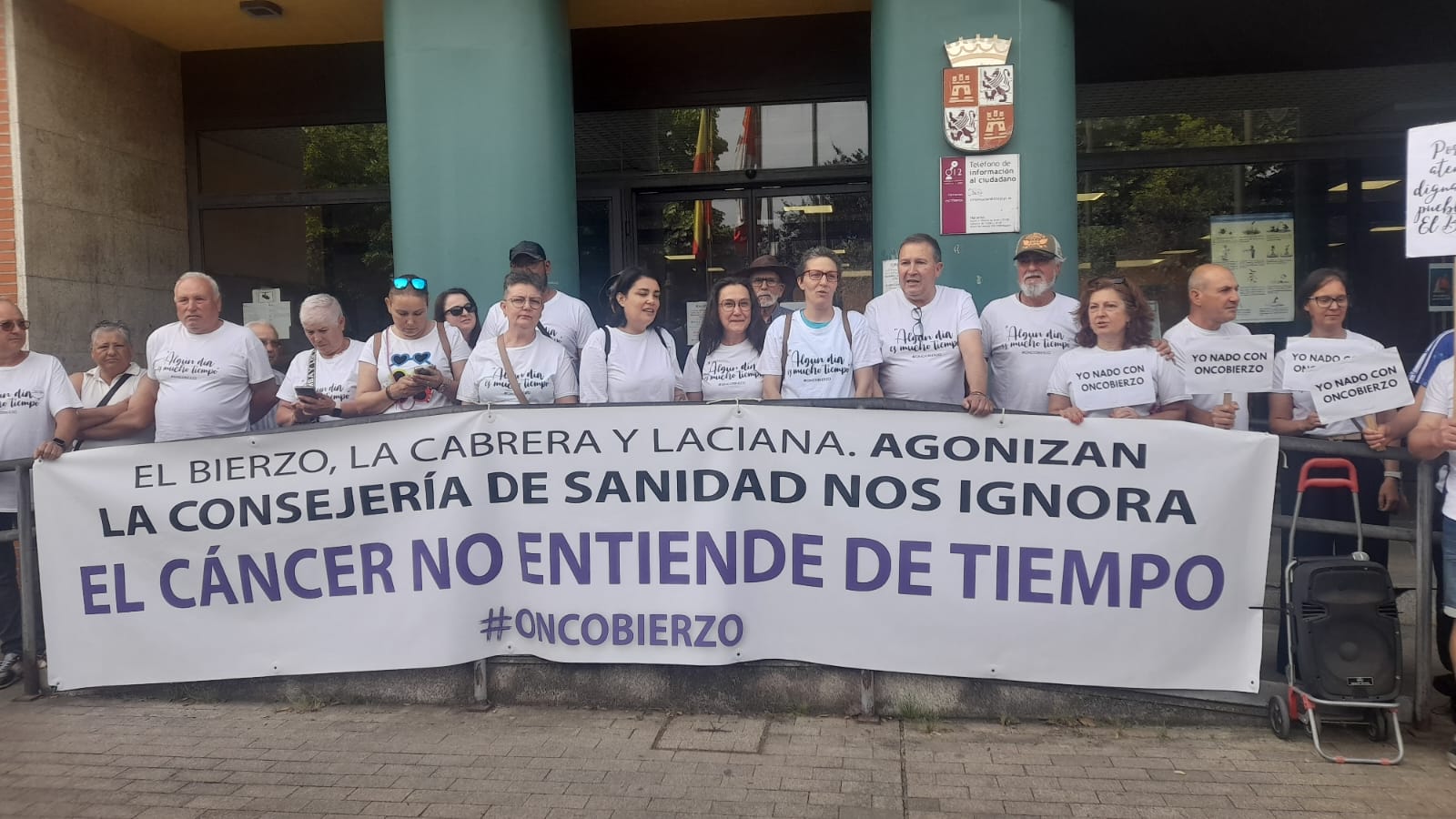 Movilización de Oncobierzo de cada viernes fin de mes. | MAR IGLESIAS