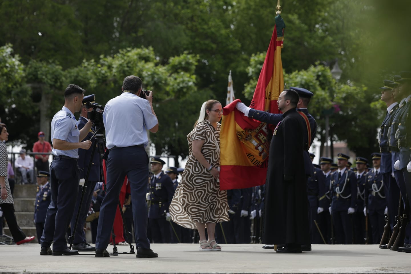 Jura de bandera civil en Valencia de Don Juan. | FERNANDO OTERO