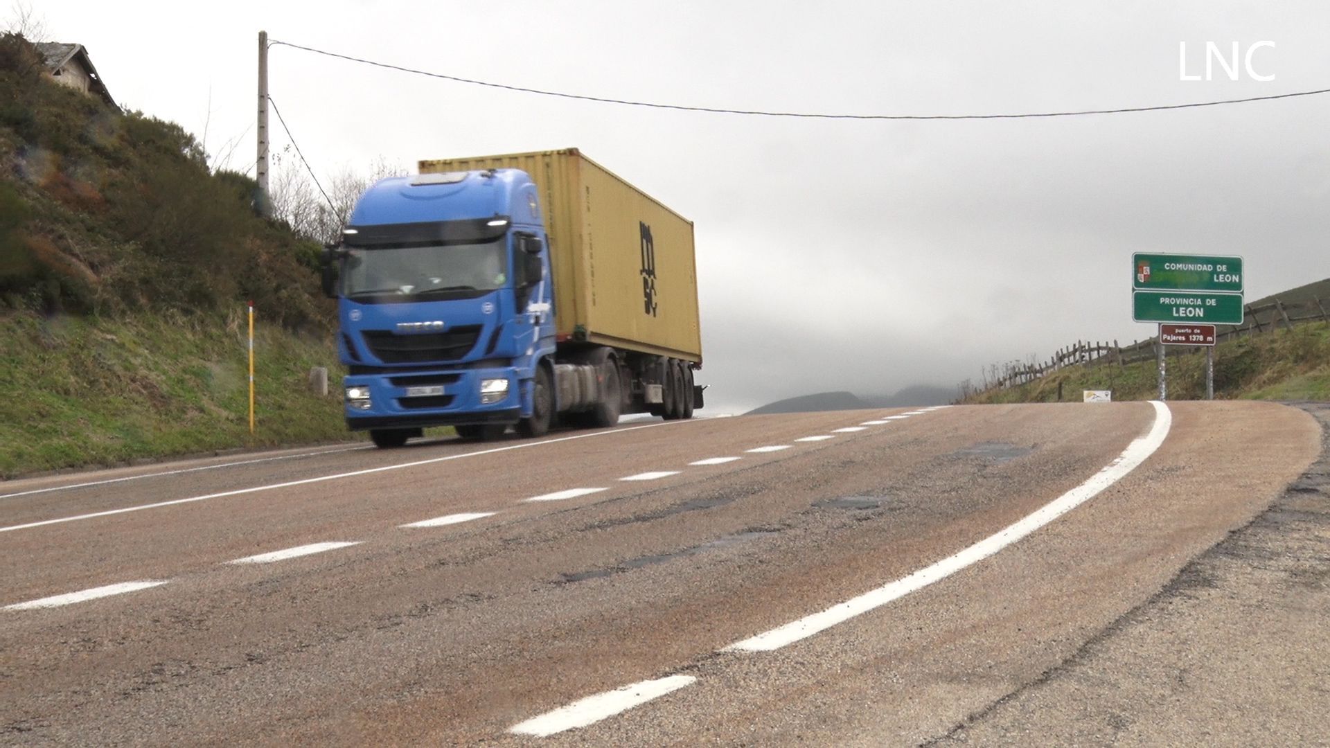 La N-630, conocida como carretera del puerto de Pajares. | L.N.C.