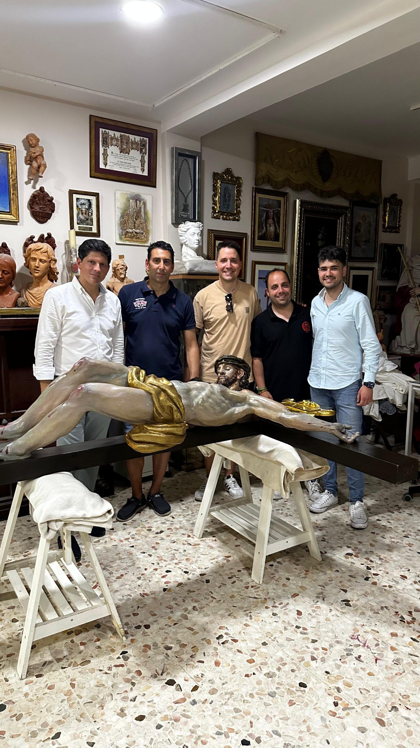 El Cristo de la Redención, ya en Sevilla. | COFRADÍA DE LA REDENCIÓN
