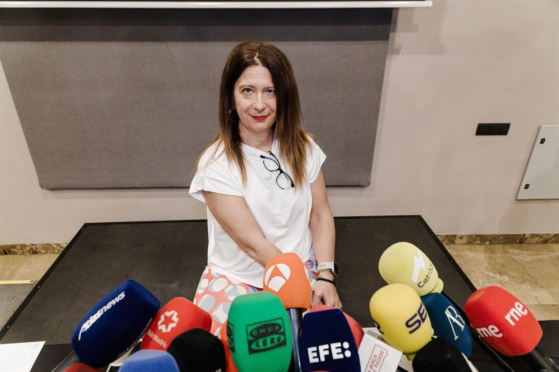 Leire Díaz, antes de su comparecencia